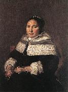 HALS, Frans Portrait of a Seated Woman oil on canvas